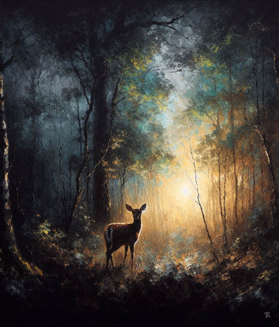 "Whitetail at Dusk"