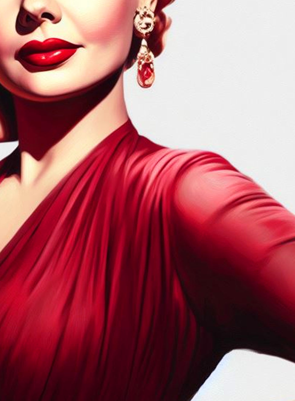 Lucille Ball "Lucy in Red"