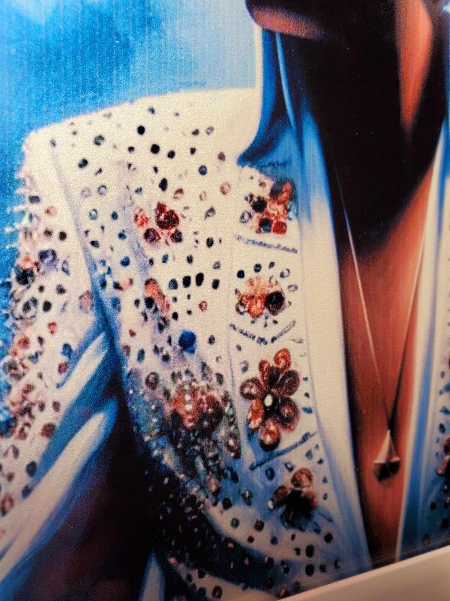 Elvis Presley "Midnight" Glass Print