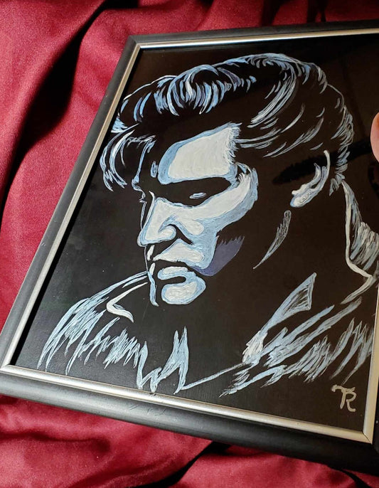 Elvis Presley "Blue Mood" Original Painting