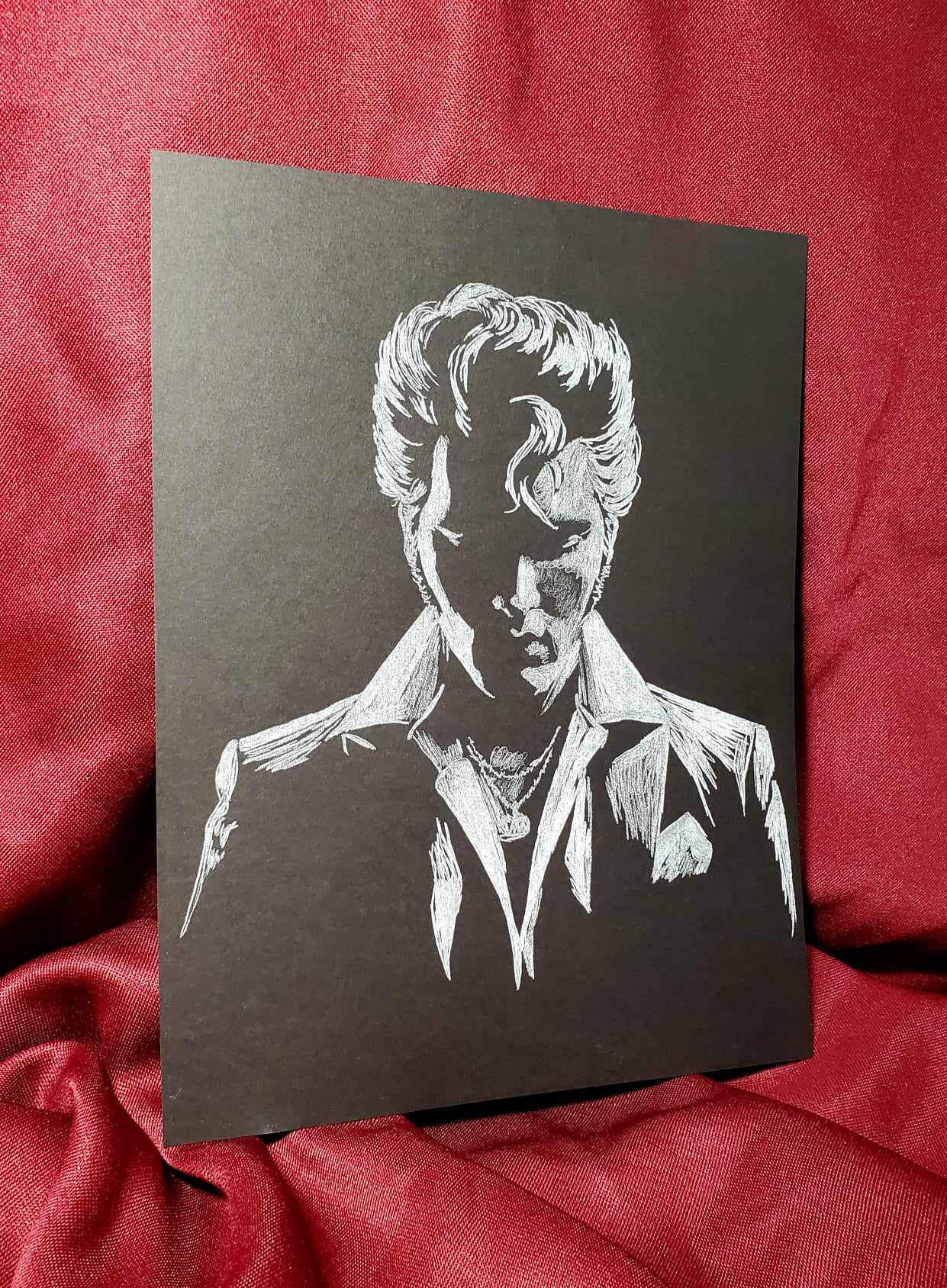 Original sketch of Elvis Presley