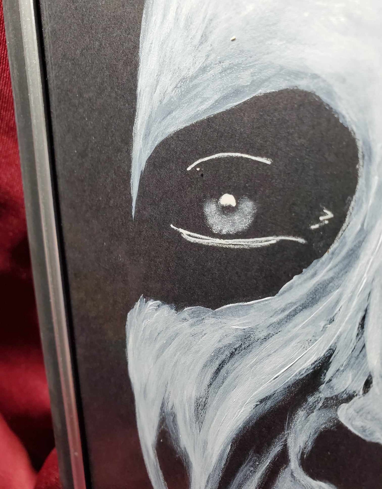 marilyn manson lily white painting Original painting of Marilyn Manson – Art of Trinity Rose