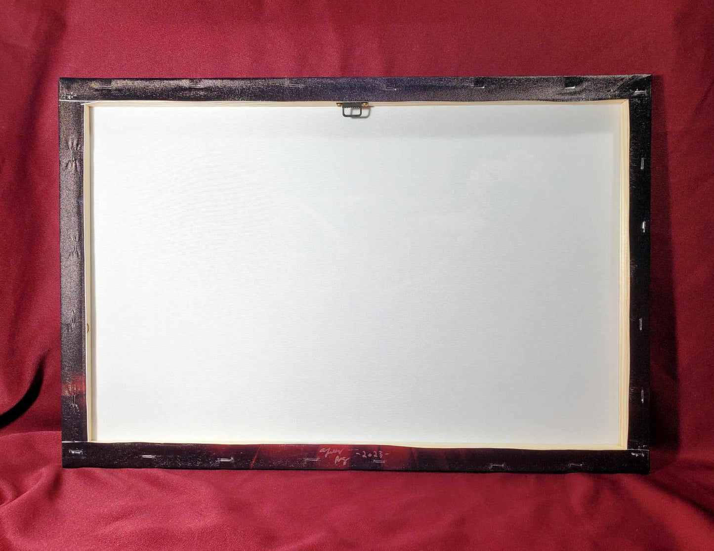 Marilyn Monroe "Black Leather Lounge" Canvas