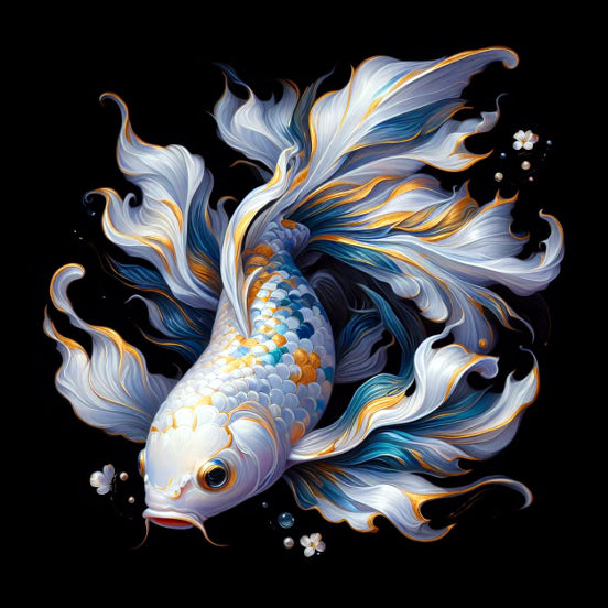 "Cloisonne Koi"