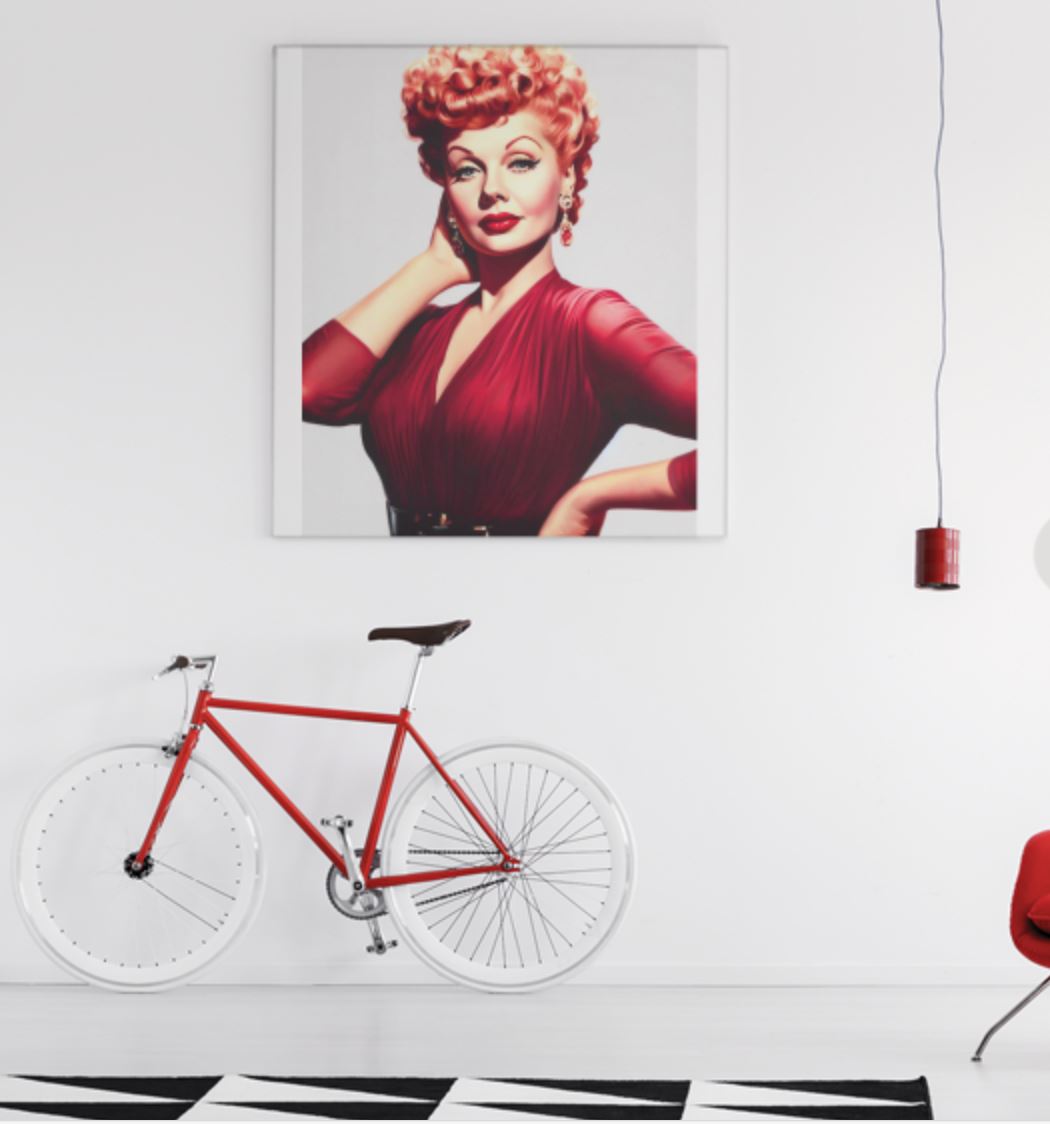 Lucille Ball "Lucy in Red"