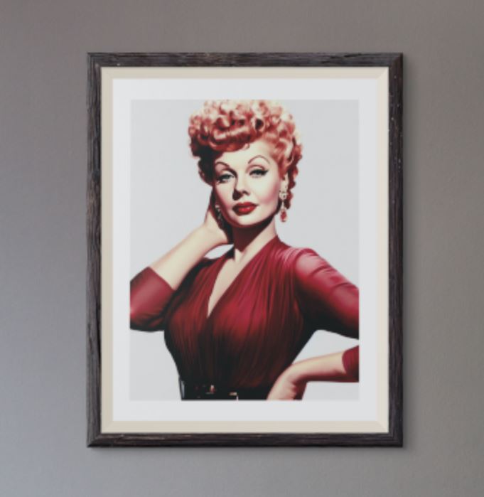 Lucille Ball "Lucy in Red"