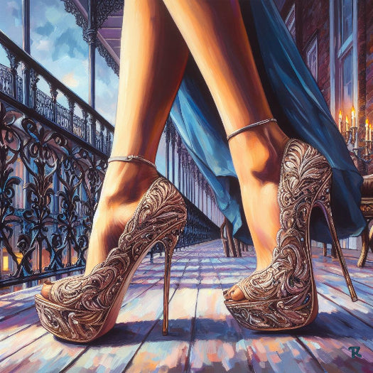 "Heels Above Bourbon Street"